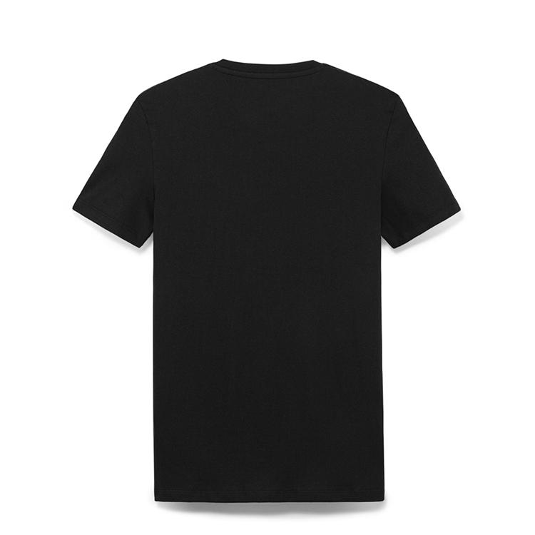 Timberland Round Neck Short Sleeve Casual Breathable Slim Fit T-Shirt Men Tops Black A2EKJX65