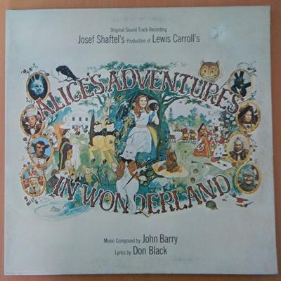 LP Record JOHN BARRY - Alice's Adventures In Wonderland BS2671 Warner Bros. Re 1972 US Soundtracks & Musicals Used