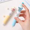 1/3pcs Colorful Drawing Ballpoint Pen 0.5mm 10 In 1 Roller Ball Pen Spot Liner Marker Highlighter Office School