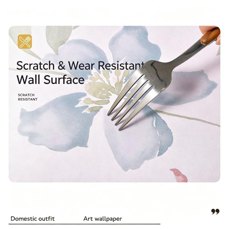Decorative Printed Extra Thick Durable Wall Stickers Self Adhesive Waterproof Living Room Bedroom Background Wall Home Improvement