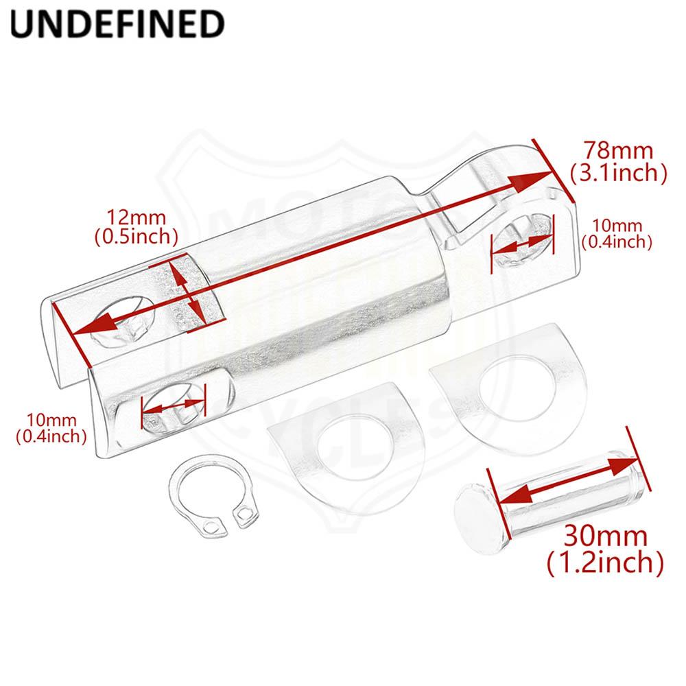 Držák stupaček pro motocykl Harley Dyna Fatboy Sportster 883 Street Bob Bobber Chopper Třmen na stupačku