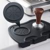 Schwarze Espresso Kaffeetampermatte Rutschfeste Kaffee-Ecke Unterlage Tampstation Barista Werkzeuge