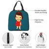 Yoshitomo Nara Insulated Lunch Bag for Women Children Leakproof Food Boxes Thermal Lunch Box Tote