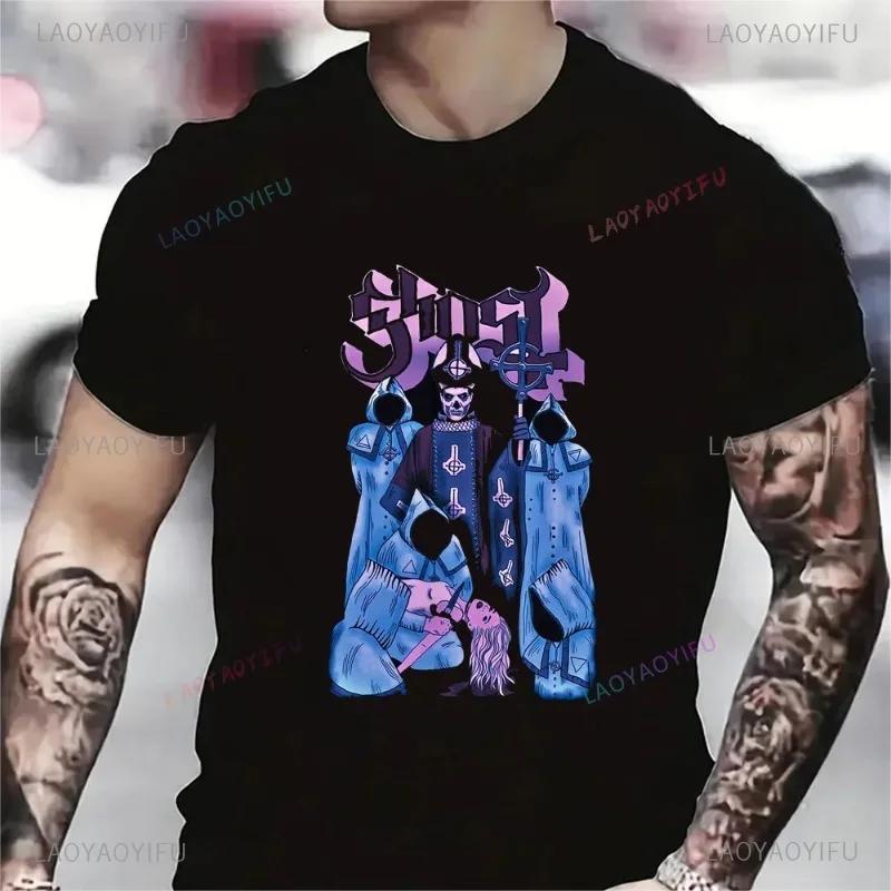 Ghost Bc - Prequelle Heavy Metal Band Casual Cotton Tshirt Printed Mens Clothes Vintage Fashion Streetwear Harajuku Top Tee