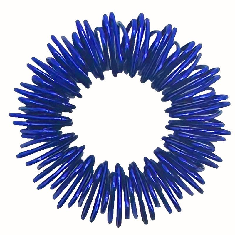Mini Spring Finger Massage Ring - Decompression Finger Massager Circle.