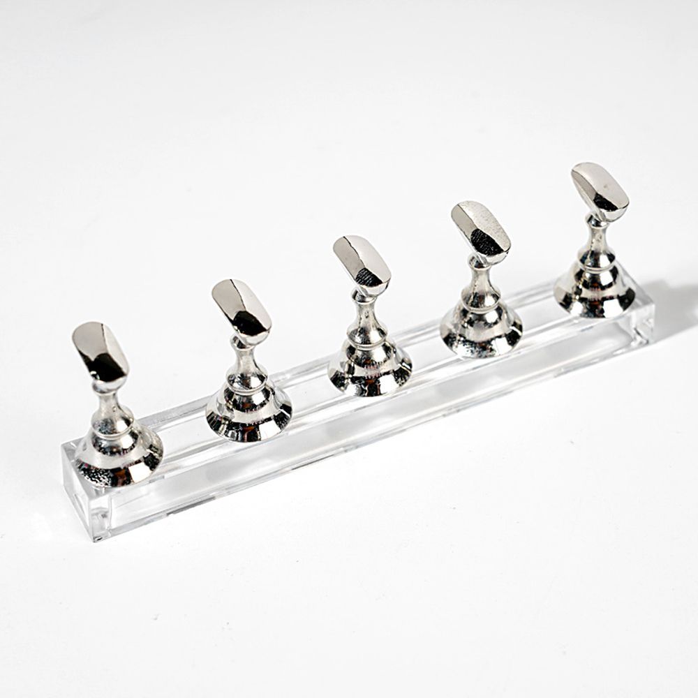 Practice Model Nail Art Training False Nail Tip Holder Nail Display Chess Board Nail Art Practice Stands Nail Display Stand