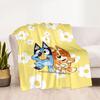 Bluey Bingo Hug Blanket Soft Warm Cozy Perfect for Bedding Couch Livingroom for All Occasions Playful Design Birthday Christmas Gift Blanket