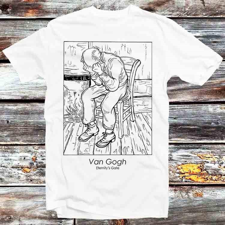 Van Gogh Eternitys Gate One Line Abstract Art T Shirt B1378