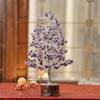 Crocon Gemstone Money Tree Feng Shui Bonsai for Good Luck Energy Generator Reiki Healing Chakra Stone Balancing