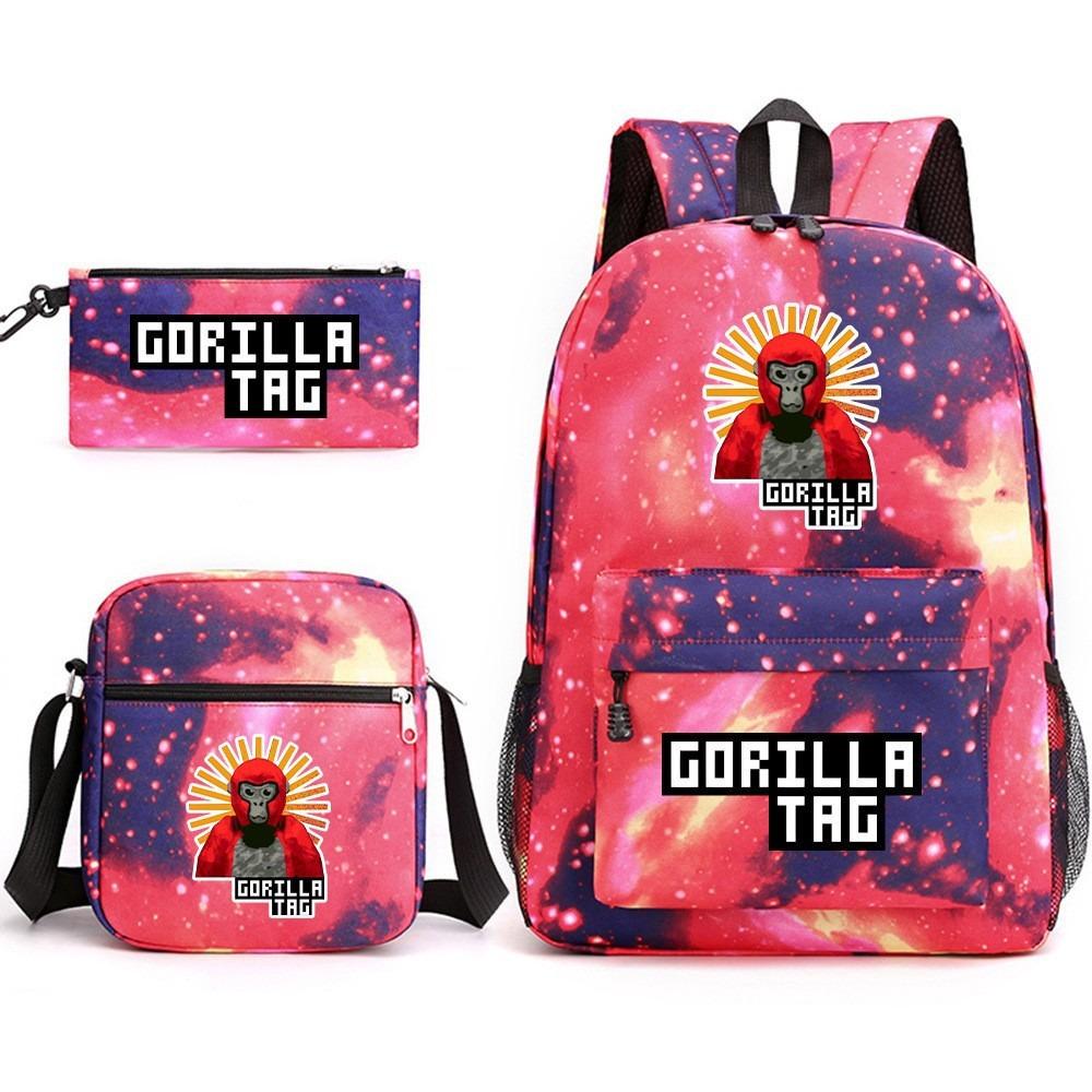 ONE PIECE heat transfer schoolbag primary school student printed backpack large capacity backpack backpack pencil case