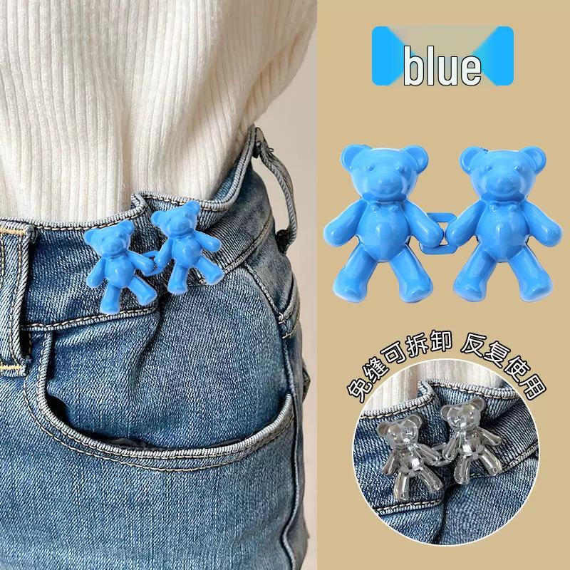 Adjustable Waist Button for Jeans: Bear Pants Tightening Pin