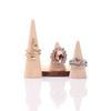 Solid Wood Cone Ring Rack, Wedding Ring, Ring Storage Display Board, Jewelry Window Display, Props, Creative Ornaments