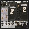 Colorado Buffaloes Football Jersey Mens Cotton Athletic Top Rugby Training Game Wear