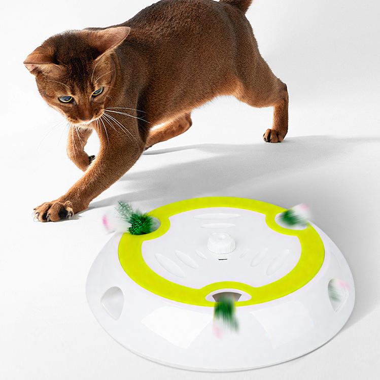 Hot Sale Smart Pet Cat Teaser Toy Interactive Electronic TPR Puzzle Exercise Movement Pet Toy for Dogs Cats
