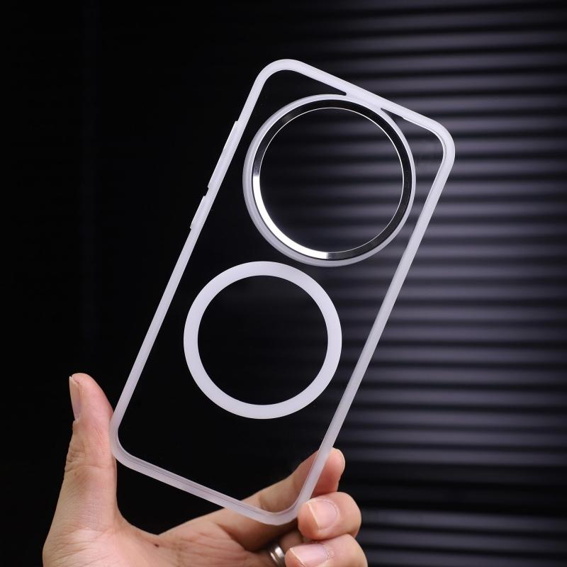 For Magsafe Magnetic Protective Case For Xiaomi 15 Ultra Simple Clear PC+TPU Shockproof Phone Cover For Xiaomi Mi 15Ultra Shell