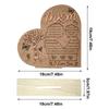 Mom Signs For Mothers Day Mothers Day Ornament Heart Shape Handcrafted Solid Wood Decoration For Farmhouse Kitchen Decor Desk