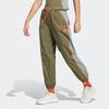 Adidas Lift Your Mind Low-Rise Color Block Retro Sports Casual Pants Women Bottoms Rock-Olive-Green IP3738