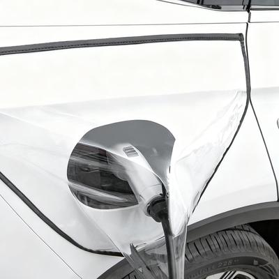 Ev Charger Plug Port Cover All-Weather Protection Strong Magnetic Waterproof Dustproof Electric Vehicle Charger Plug Rain Cover