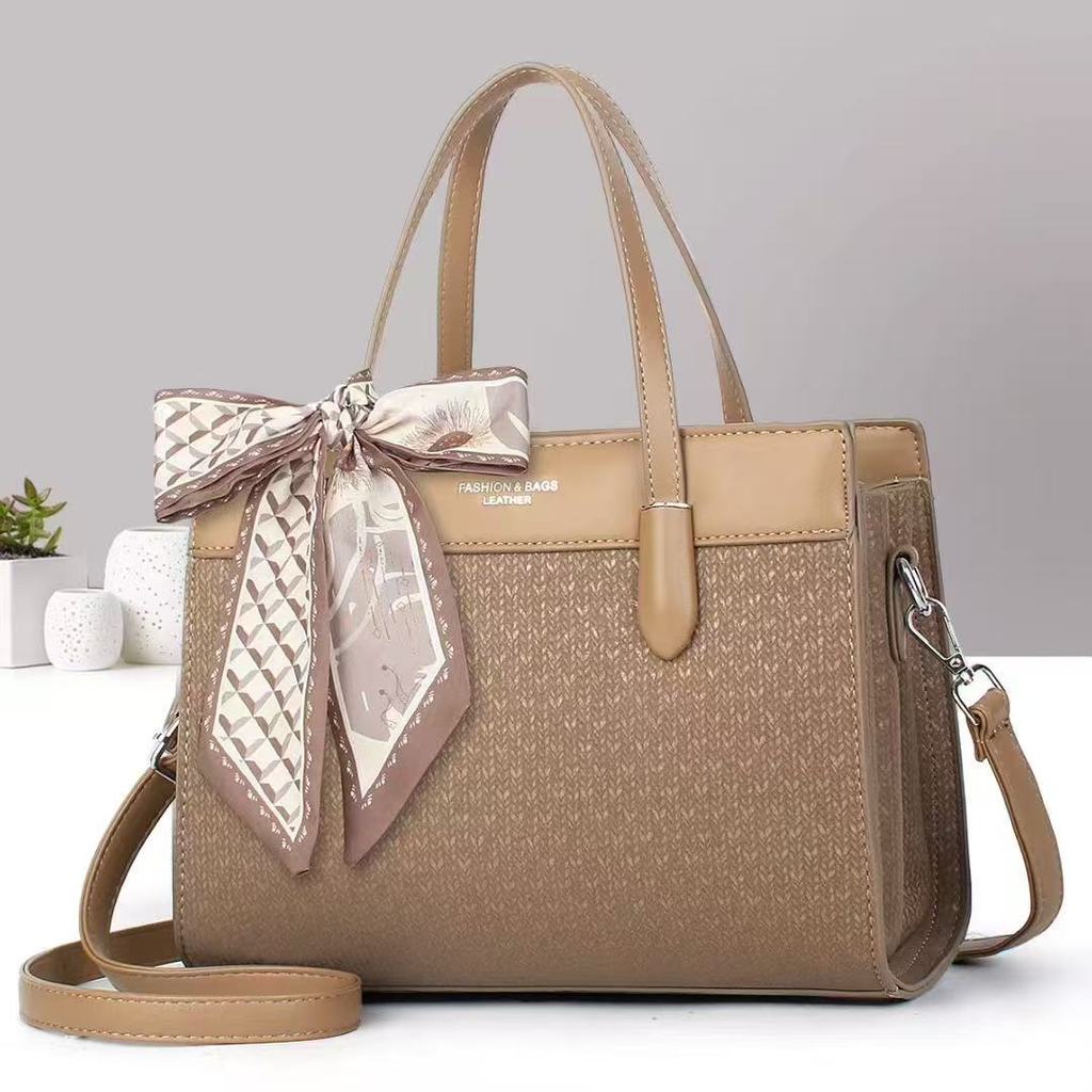 Stylish Pu Crossbody Bag With Inner Pockets For Work And Outings