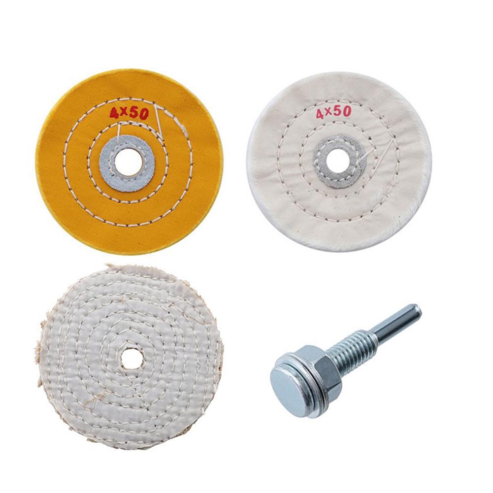 High Quality Polishing Wheels Diameter: 4 Inch/100mm Pure Cotton Cloth For Bench Grinder Electric Drill Abrasive Tools.