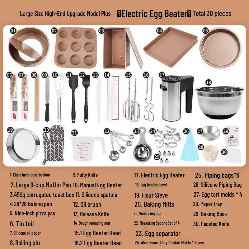 Beginner Home Baking Tool Kit