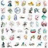 50 Chinese Ancient Style HD PET Waterproof Stickers: Journal Decor & Phone Case DIY Transparent Sheets