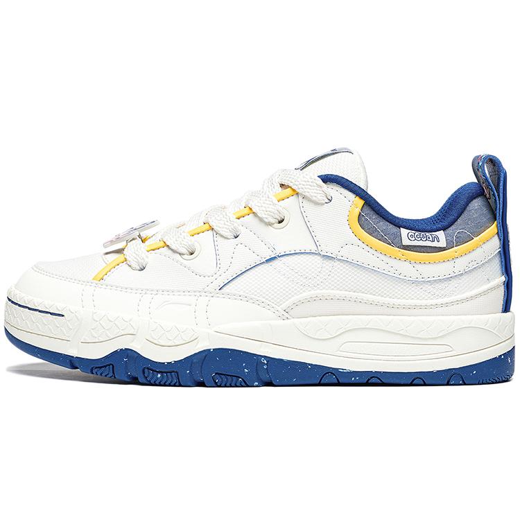 

new LiNing CF Tracing Honor 3 Cushioning Wear Resistant Low Top Sports Casual Shoes Men s White Blue 39