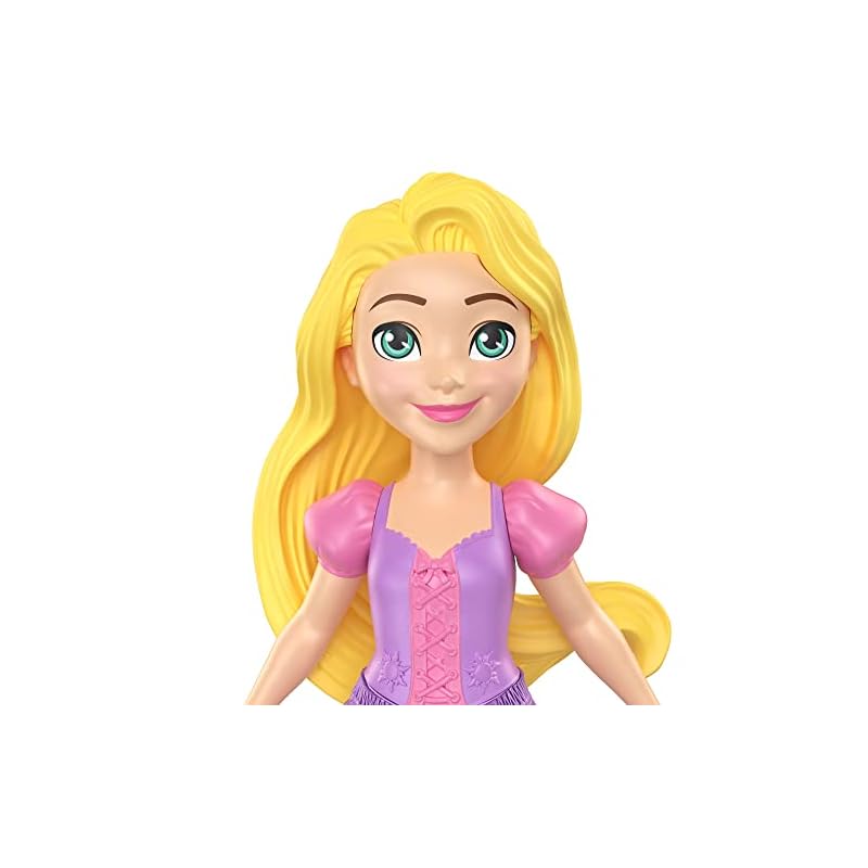 Mattel Princesa Disney Rapunzel (Mini Boneca) [Boneca de Vestir] [A partir de 3 anos] [Presente] HLW70