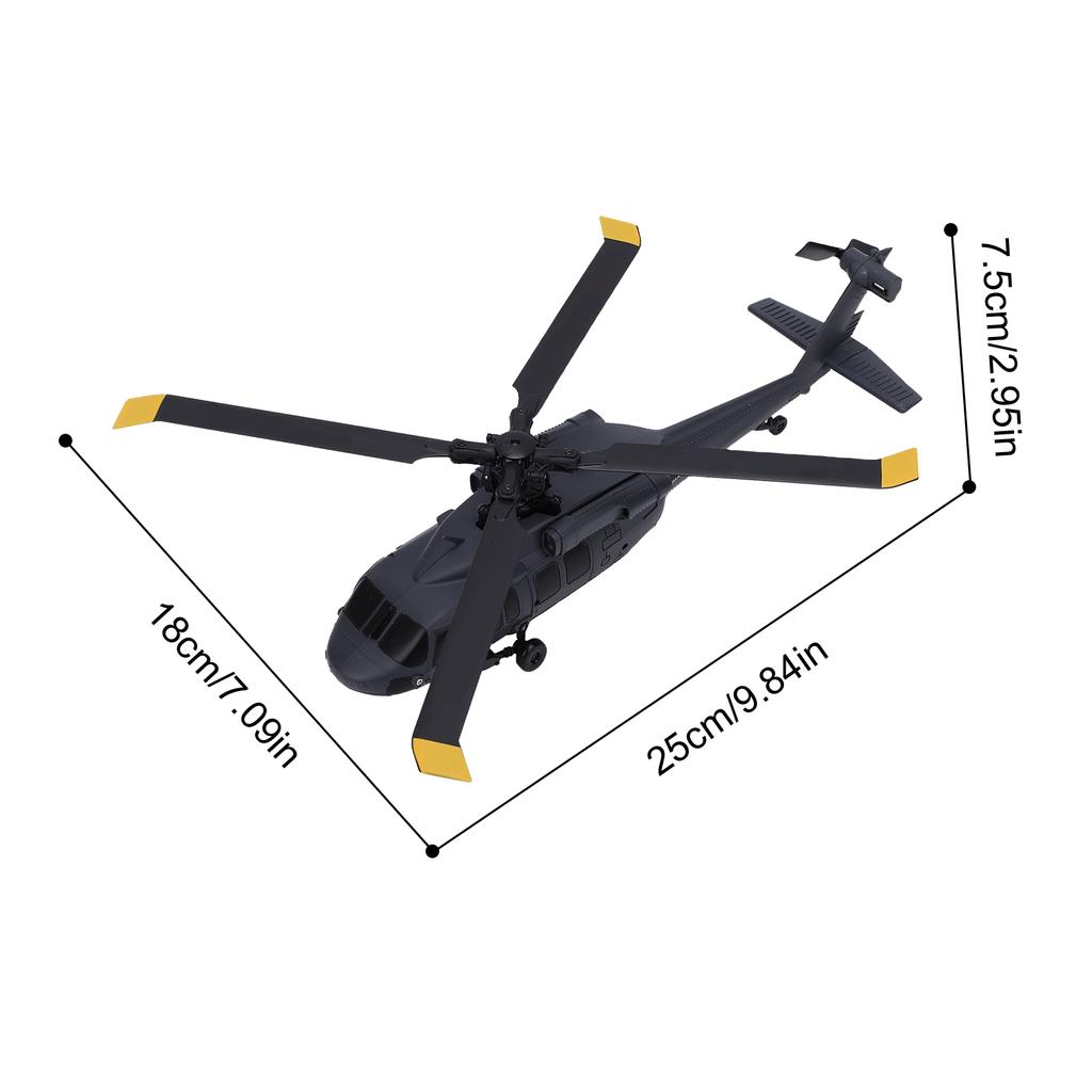 6 Channel RC Helicopt Simulation Remote Control Brushless Stunt Drone with Altitude Hold