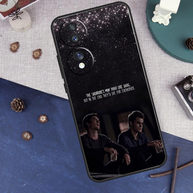 Vampire Diaries Damon Salvatore Case For Honor Magic 7 5 6 Pro Cover For Honor X9c X9b X9a X8a X8b X9 50 70 90 200 400 Lite