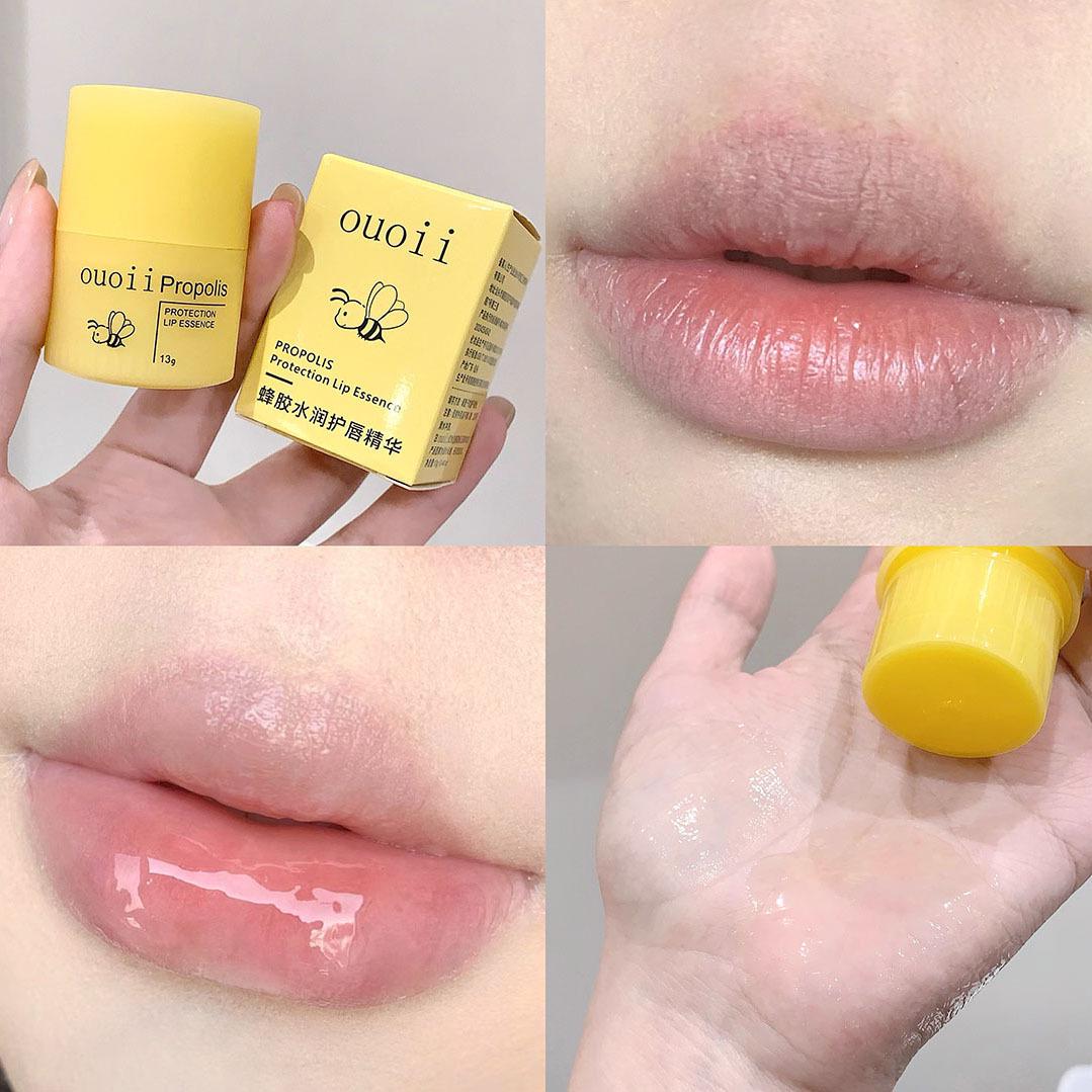 

OUOII Propolis Moisturizing Lip Essence Lipstick - Lip Care for Students and Parties, Reduces Lip Lines.
