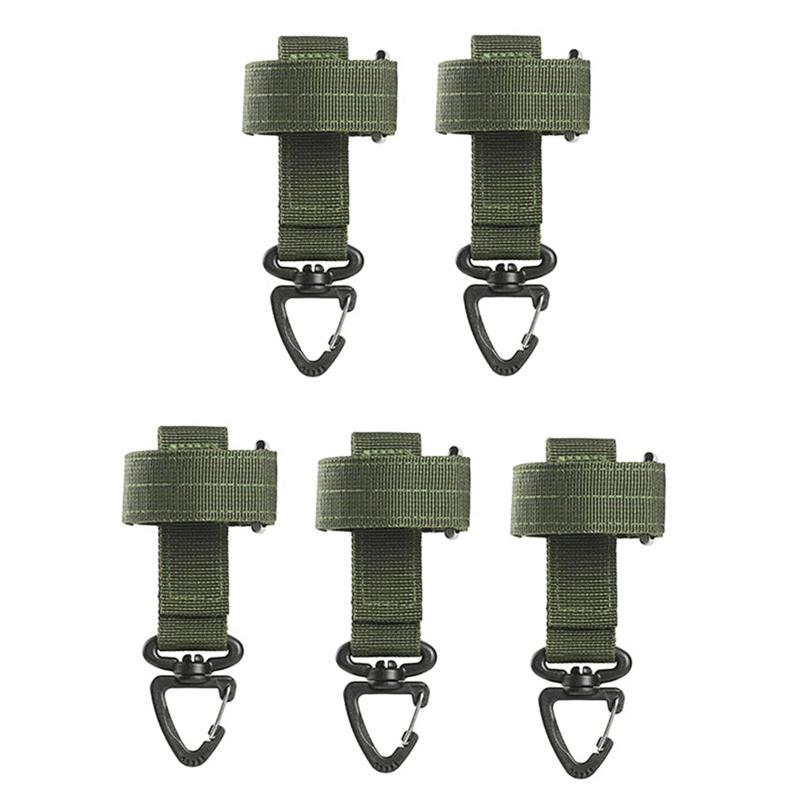 Multi-purpose Nylon Gloves Hook Work Gloves Safety Clip Outdoor Tactical Climbing Rope Camping Hanging Buck Outdoor Camping