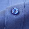 YOUNGOR Men's Blue Long Sleeve Shirt