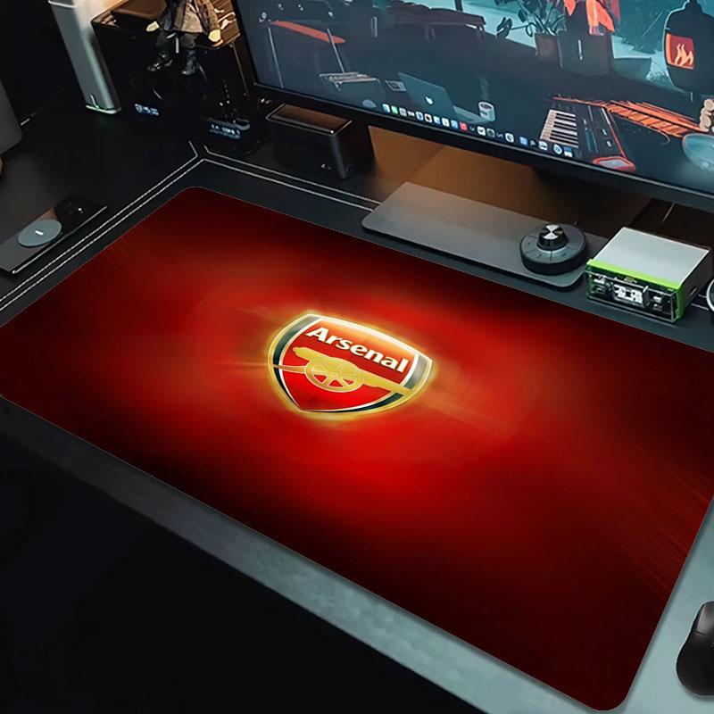 Arsenal F Large Size Mouse Pad Large Gaming Table Cushion Non-slip Laptop Tablet Big Mousepad XXL Mat Mini PC Playmat With Lock Edge