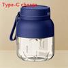 Type-c Usb Rechargeable Juicer Cup With Fast Spin And Foodgrade Plastic For Travel