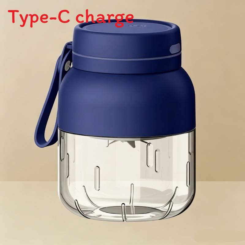 Type-c Usb Rechargeable Juicer Cup With Fast Spin And Foodgrade Plastic For Travel