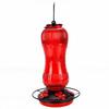 Glass Hummingbird Feeder 5 Feeding Ports Leakproof Easy Refill Hanging Bird Feeder for Outdoors