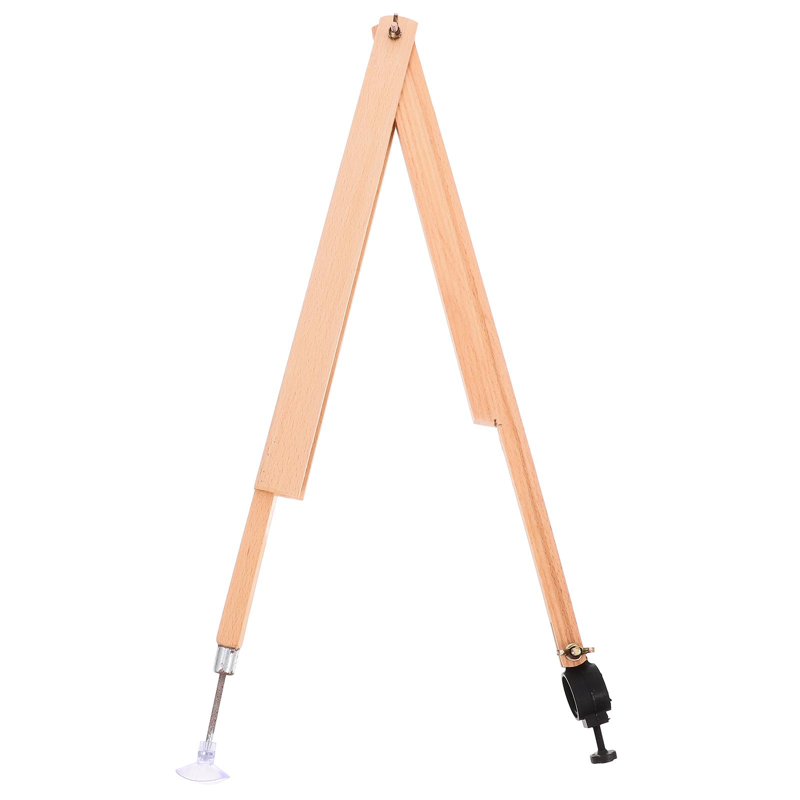 1Pc Wooden Teaching Compass Large Drafting Compasses Tool Classroom Demonstration Math Teacher Supplies School бежевый