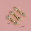4PCS Inlaid Zircon Bracelet Clasps Pearl Accent DIY Bracelet Findings Pearl Clasps  Jewelry Crafting