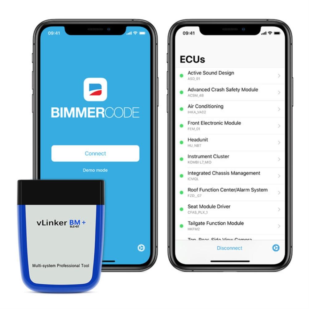 Vgate Vlinker BM + OBD2 V2.2 Bluetooth Dual Mode 4.0 Diagnostic Automobile Fault Detector