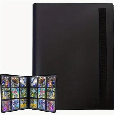 Trading Card Collector Holder 4/9/12-Pocket Binder Portable Storage Case Suitable for Game Cards Baseball Football Cards