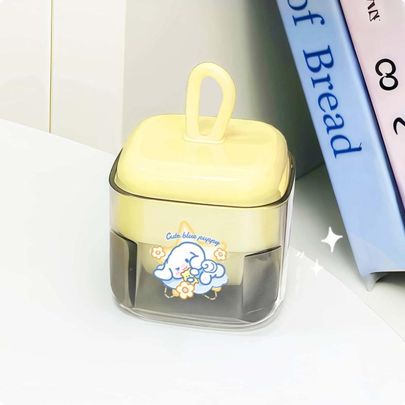 

Mini Cartoon Reusable Washable Lint Roller Strong Adhesive Hair Sticking Machine Dust Removal Brush