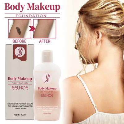 Body Concealer Liquid Waterproof Foundation Cream Body Foundation Whitening Cream Body Skin Gloss Concealer Makeup