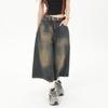 Baggy Jeans for Women Calf-Length Pants Vintage Loose Jeans Y2k Streetwear Oversize Shorts Denim Pants Fashion Trouser Summer