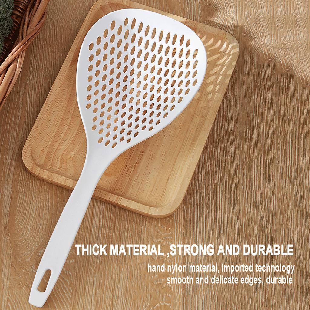 Household High Temperature Resistant Large Colander Kitchen Long Handle Non- Fishing Spoon