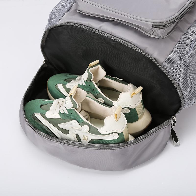 Mochila para Raquete de Tênis Acomoda 2 Raquetes Bolsa Esportiva de Badminton Grande Capacidade Mochila de Academia Bolsa Profissional de Fitness com Compartimento para Sapatos