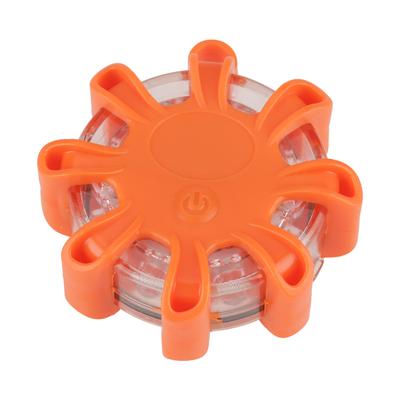 Multi Function 8LED Roadside Warning Flashing Safety Emergency Light for Car  Boat(Orange)