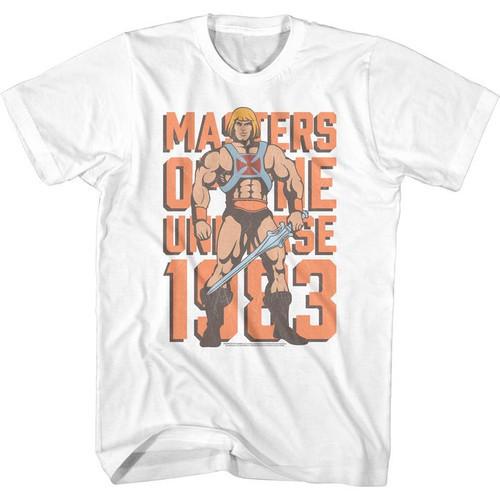 Masters Of The Universe M.O.T.U. 1983 White Adult T-Shirt Unisex T-Shirt XXXL