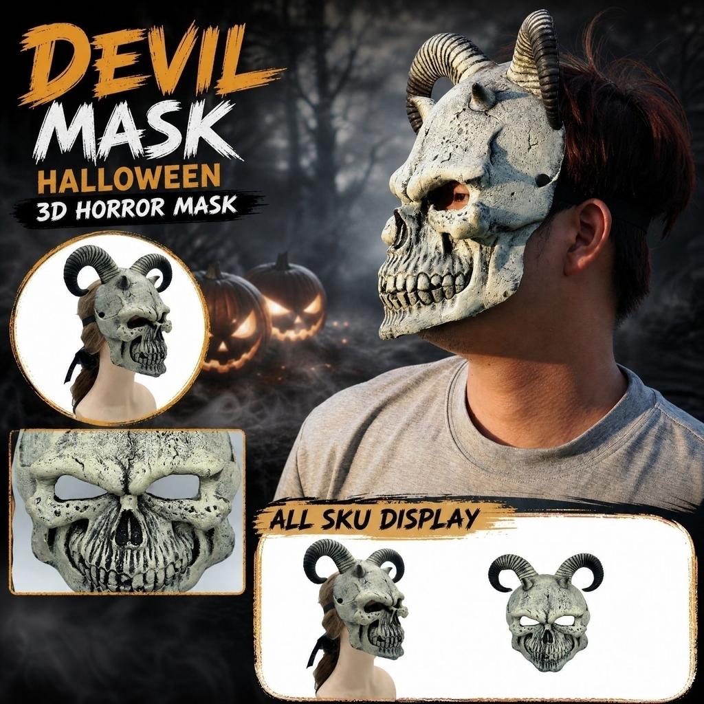 3D Halloween Devil Scary Costume for Party