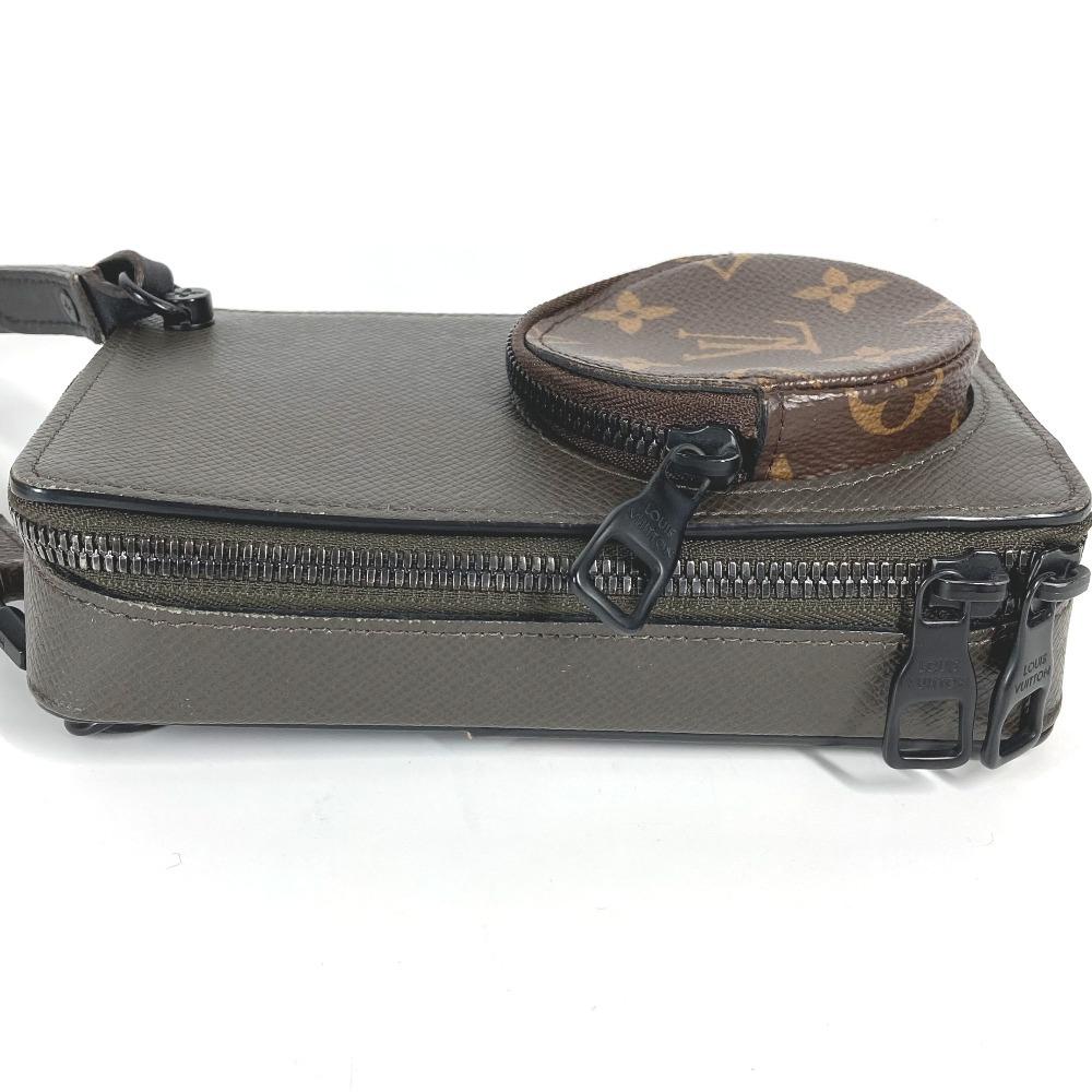 Louis Vuitton M30581 Taiga Monogram Phone box Pochette Bag Shoulder Bag